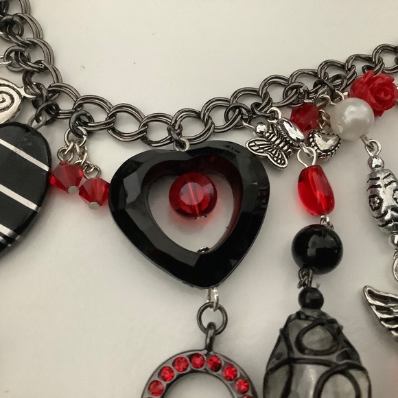 ART BY AMY LABBE New Gorgeous Necklace 13” long - Picture 15 of 15